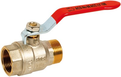 Photo de l'article Sanitaire-distribution Vanne B.S. MF manette plate ACS