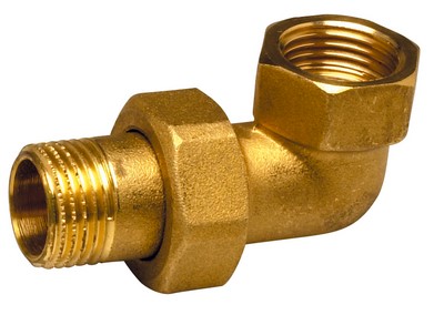 Photo de l'article Sanitaire-distribution Coude union laiton � visser MF