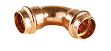 Photo de l'article Sanitaire-distribution Press coude 90 cuivre  sertir gaz FF
