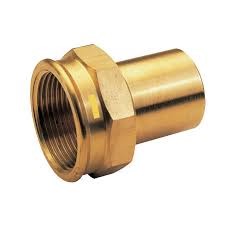 Photo de l'article Sanitaire-distribution Press manchon laiton  sertir cuivre/ visser MF