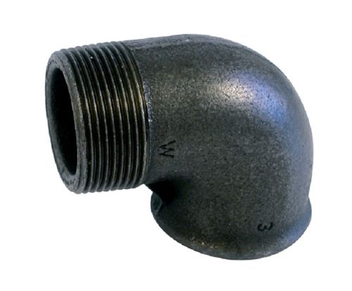 Photo de l'article Sanitaire-distribution Coude 90 petit rayon fonte noire MF