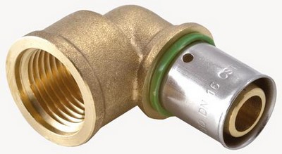 Photo de l'article Sanitaire-distribution Coude femelle  sertir radial