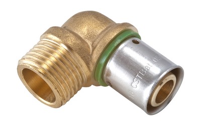 Photo de l'article Sanitaire-distribution Coude mle fixe PER  sertir radial