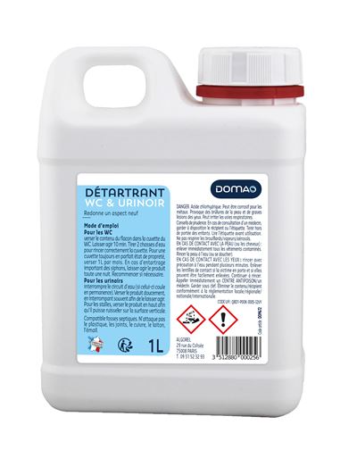 Photo de l'article DOMAO - ECOWATER Dtartrant WC et urinoir 1L DOMAO