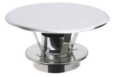 Photo de l'article POUJOULAT Chapeau pare-pluie simple 0 /80 TZ - Non peint