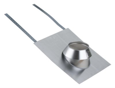 Photo de l'article POUJOULAT Solin inox 15  30 tuile avec collerette THERMINOX TI