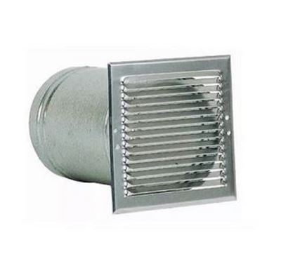 Photo de l'article THERMOR Entre /Sortie d''air murale mtallique  160 mm