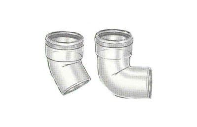 Photo de l'article UBBINK Coude PPTL  125 CHEMILUX SIMPLE PAROI