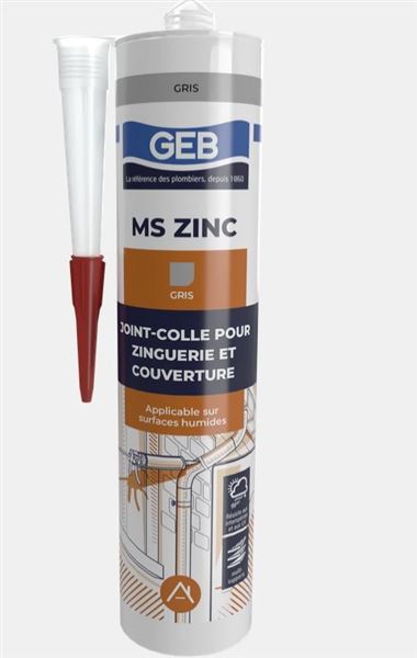 Photo de l'article GEB Mastic colle MS ZINC