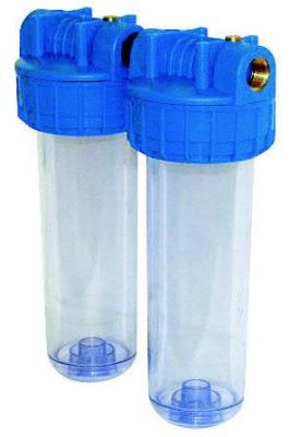 Photo de l'article DOMAO - ECOWATER Filtre  cartouche duplex complet DOMAO