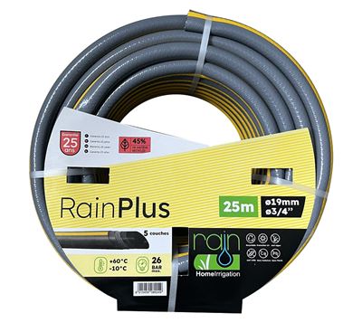 Photo de l'article M0255 Tuyau d''arrosage TRICOPLUS anti-vrille (26 bar)