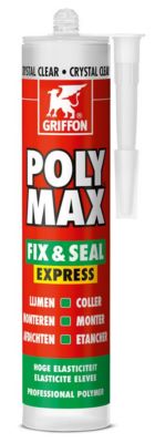 Photo de l'article GRIFFON Colle de montage et mastic d''tanchit POLY MAX FIX - SEAL EXPRESS