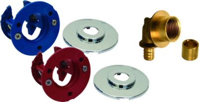 Photo de l'article SOMATHERM Sortie de cloison double FIXOPLAC sous-�vier / sous-lavabo