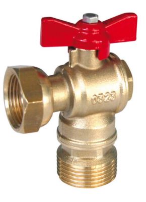 Photo de l'article SFERACO Vanne  sphre laiton querre 645  crou tournant avant compteur