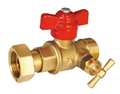 Photo de l'article SFERACO Vanne  sphre laiton 639 aprs compteur  purge inverse Mle