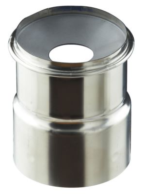 Photo de l'article POUJOULAT Adaptateur air tanche  membrane conduit flexible -  PGI pour poles  Pellets