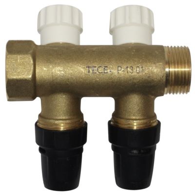 Photo de l'article TECE Collecteur TECElogo laiton avec vanne