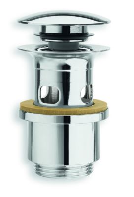 Photo de l'article ONDYNA Bonde laiton clic-clac avec trop plein pour lavabo