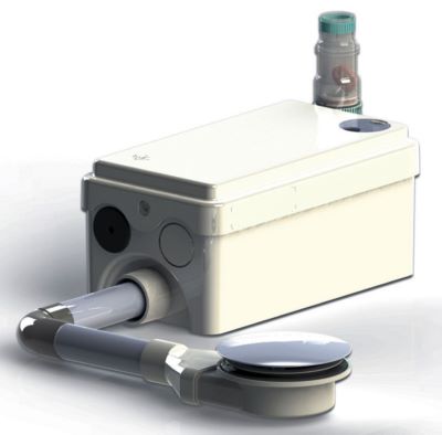 Photo de l'article WATERMATIC Pompe de relevage pour le raccordement d''un receveur extra plat