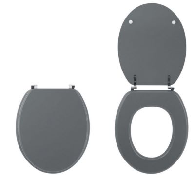 Photo de l'article WIRQUIN Abattant COLORS Gris Clair Mat