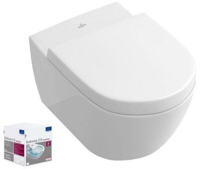 Photo de l'article VILLEROY ET BOCH Combi Pack SUBWAY 2.0 Direct Flush