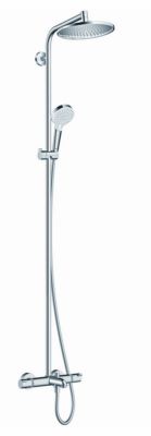 Photo de l'article HANSGROHE Colonne de douche avec mitigeur thermostatique bain/douche Showerpipe CROMETTA S240
