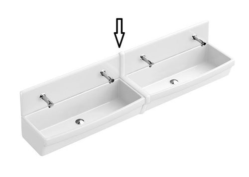 Photo de l'article VILLEROY ET BOCH Couvre joint pour lavabo