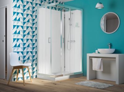 Photo de l'article KINEDO  Cabine de douche rectangulaire - Eden 