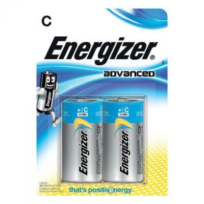 Photo de l'article ENERGIE SERVICES Blister de 2 piles alcalines C - LR14 Advanced Energizer 