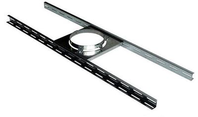 Photo de l'article POUJOULAT Support plancher pour pole  granuls -  PGI pour poles  Pellets