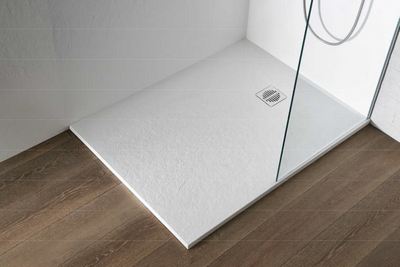 Photo de l'article DOMAO - ECOWATER Receveur ardoise avec grille rsine  DOMAO