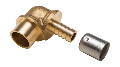 Photo de l'article Sanitaire-distribution Coude PER  sertir radial - Fixation  sertir