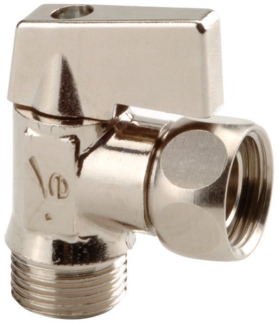 Photo de l'article Sanitaire-distribution Robinet d''arrt wc 1/4 de tour querre chrom