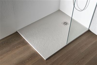 Photo de l'article DOMAO - ECOWATER Receveur ardoise avec grille rsine 