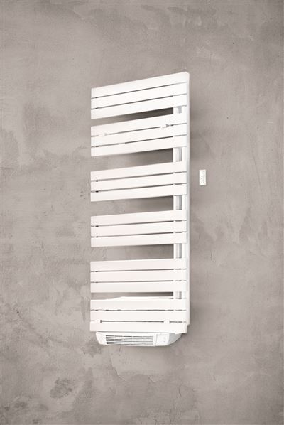 Photo de l'article DOMAO - ECOWATER Sche-serviettes lectrique asymtrique avec soufflant DOMAO 200