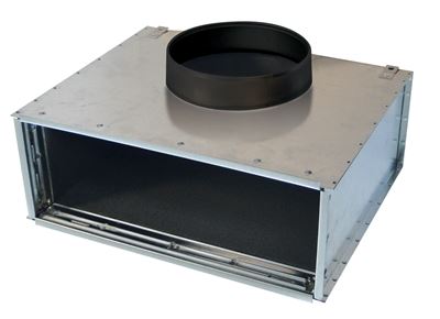 Photo de l'article ATLANTIC CLIM VENTIL Plnum isol  piquage latral pour grilles BBGC-LIS