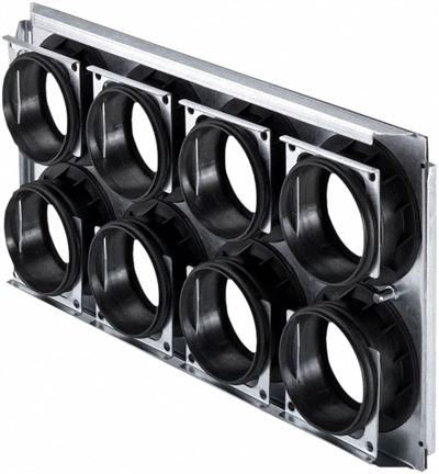 Photo de l'article ZEHNDER Plaque de raccordement 8 x 75/P - CW420 