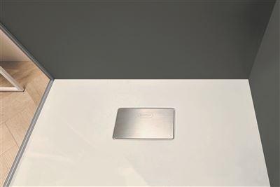 Photo de l'article DOMAO - ECOWATER Receveur carr cramique blanc Zro Ressaut DOMAO