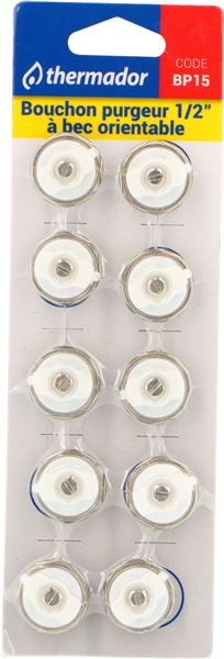 Photo de l'article THERMADOR Bouchon purgeur 1/2'''' pour radiateur acier