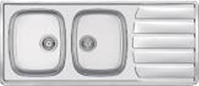 Photo de l'article MODERNA EVIER INOX A ENC ZOOM 1160 2C 1E