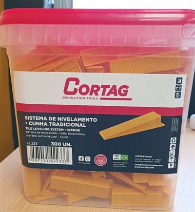 Photo de l'article CORTAG Cales pour croisillons Smart system en seau de 300 units