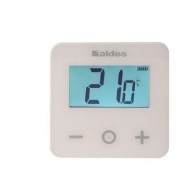 Photo de l'article ALDES Thermostat d''ambiance sans fil  transmission par onde radio et touches tactiles