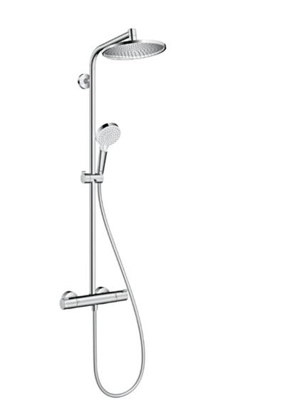 Photo de l'article HANSGROHE Colonne de douche Crometta  240 1 jet EcoSmart avec mitigeur thermostatique.