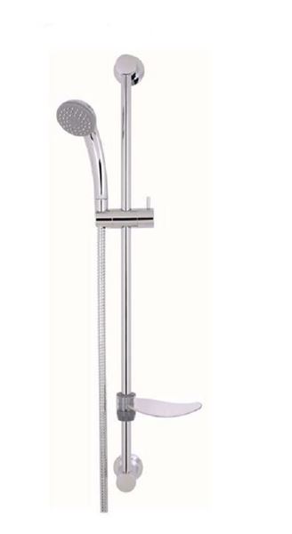 Photo de l'article DOMAO - ECOWATER Ensemble barre de douche avec douchette, flexible et porte-savon