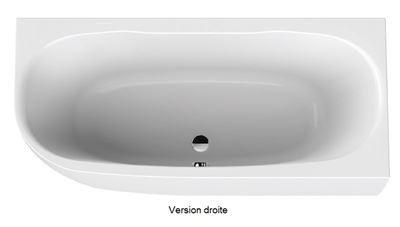 Photo de l'article LEDA Baignoire monobloc asym�trique Greta