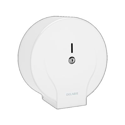 Photo de l'article DELABIE DISTRI.DE PAPIER WC GRD MOD.400M INOX 304 ACIER LAQUE BLC