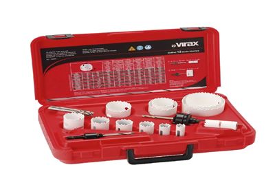 Photo de l'article VIRAX COFFRET 9 SCIES CLOCHES 19.22.29.35.38.44.51.57.64