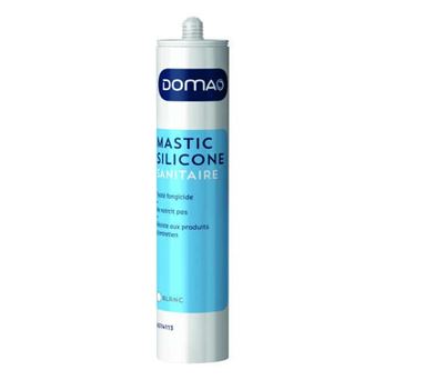Photo de l'article GRIFFON DLU DOMAO MASTIC SILICONE SANITAIRE TRANSLUCIDE 300 ML 12/C