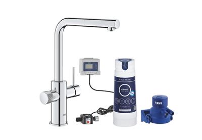 Photo de l'article GROHE Mitigeur Grohe Blue Minta avec kit de dmarrage