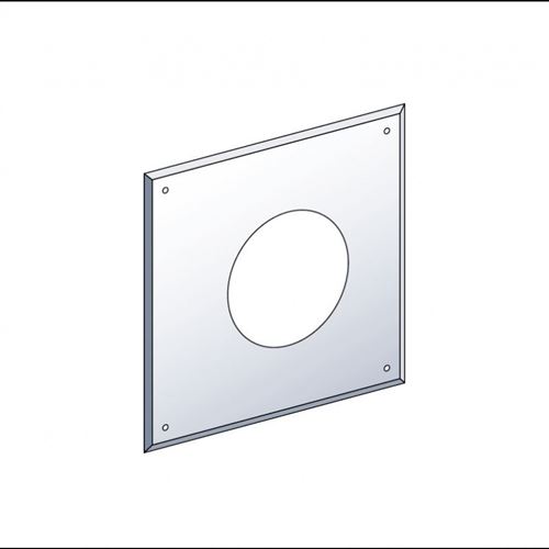 Photo de l'article POUJOULAT Plaque de propret pour sortie horizontale pour PGI diamtre 80/130